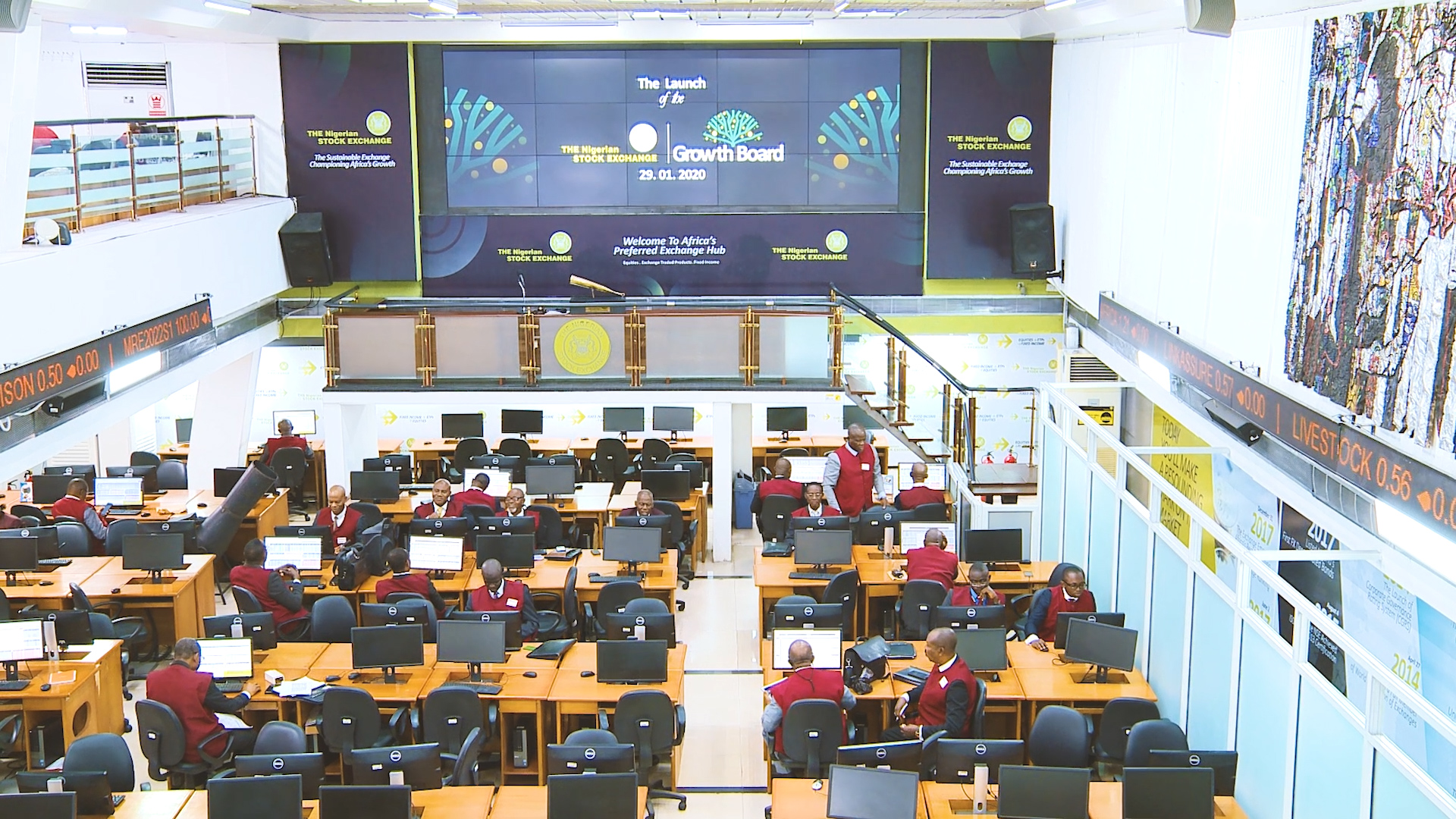 Nigerian bourse trades 1.713bn shares worth over $74m