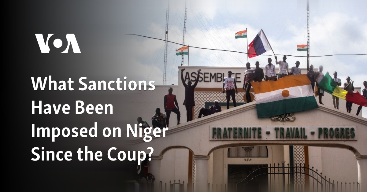 What Sanctions Have Been Imposed on Niger Since the Coup?